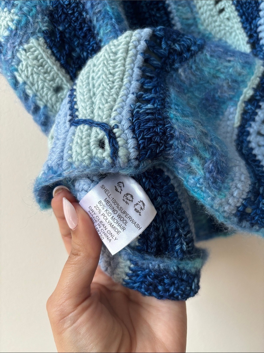 Sea New York Otto Hand Crochet Tank Top Blue Small - Picture 9 of 10